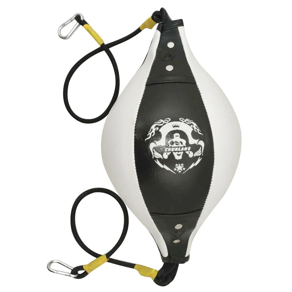 punching ball robuste blanc noir