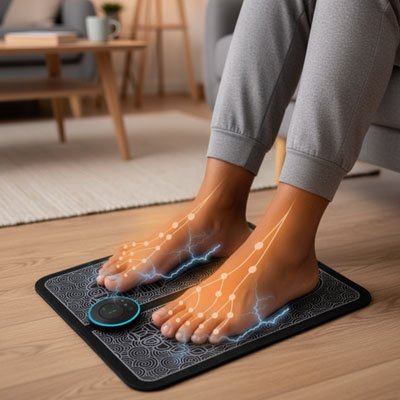Appareil masseur pieds spasmes 