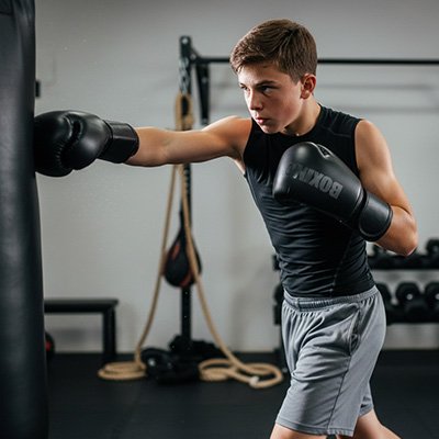 Gant de boxe ado sac