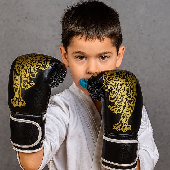 Gant de boxe tigre garcon