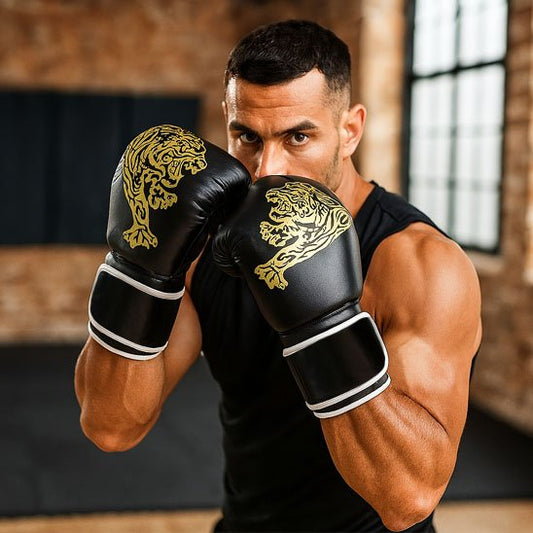 Gant de boxe tigre
