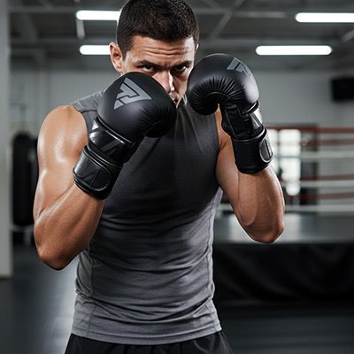 Gant de mma noir noir