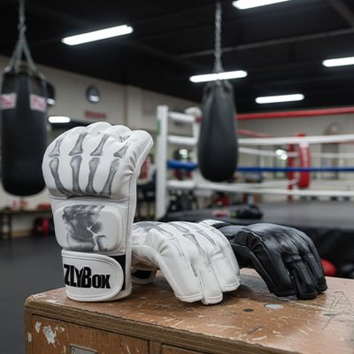 Gant de mma squelette