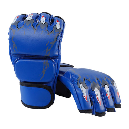gant mma bleu feu