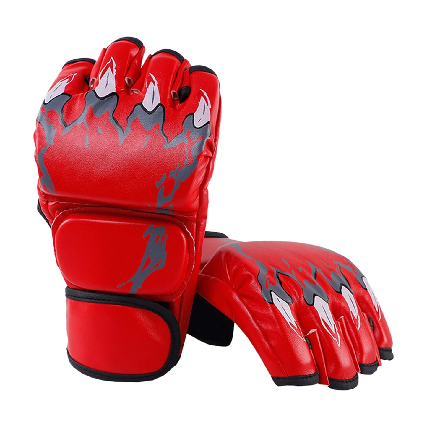 gant mma rouge feu
