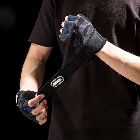 gant-musculation-poignet-ajustable-noir-et-bleu