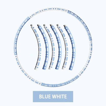 hula hoop bleu et blanc
