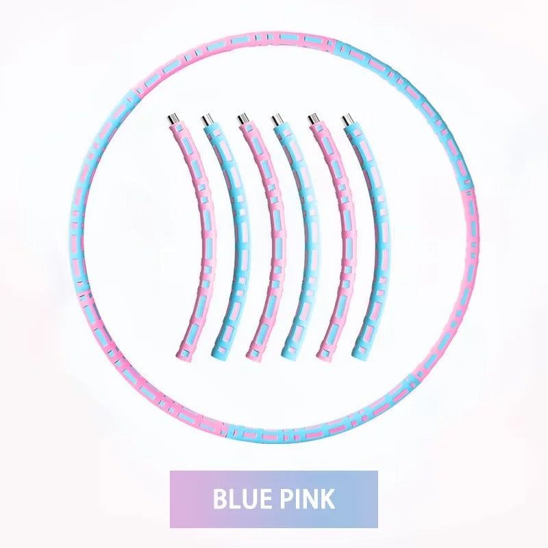 hula hoop rose et bleu