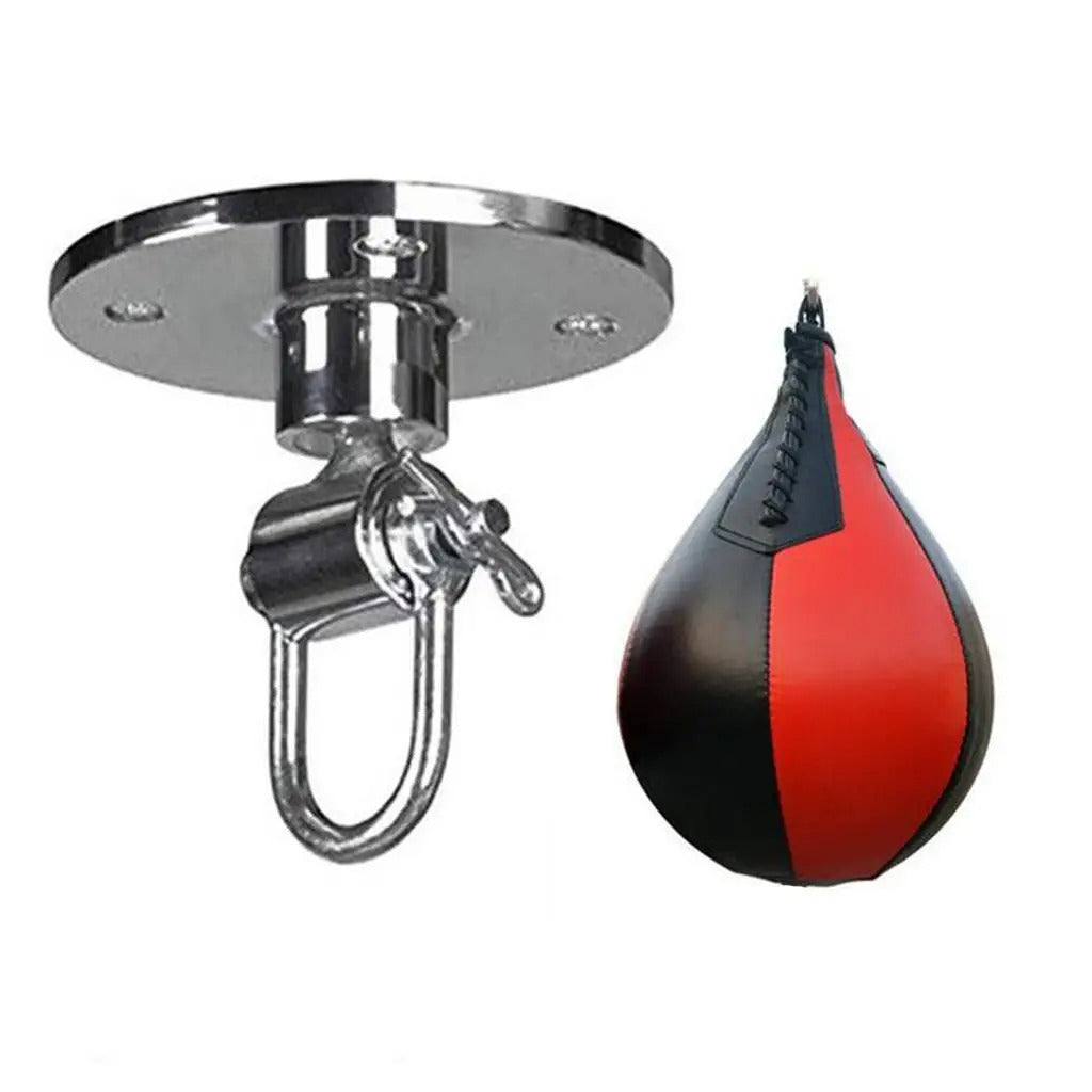 punching-ball-Premium-rouge-et-noir-avec-fixation