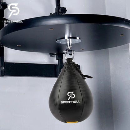installation punching ball noir anti stress