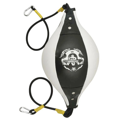 punching ball robuste blanc noir