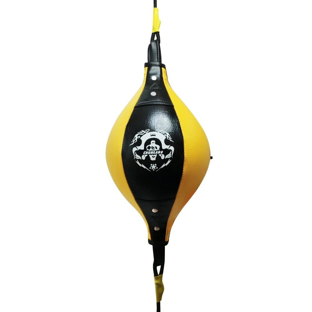 punching ball robuste jaune noir