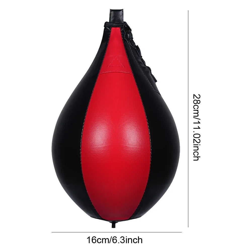 punching ball ultra résistant rouge noir