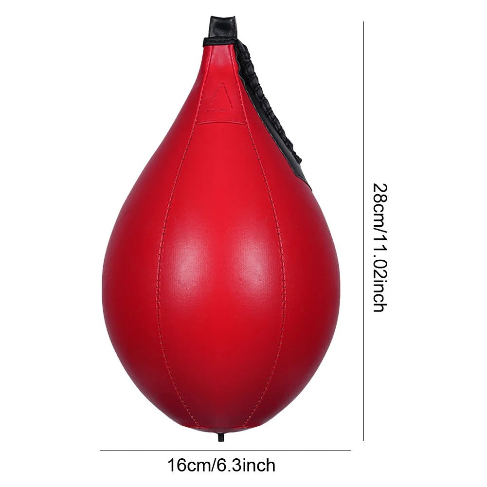 punching ball ultra résistant rouge